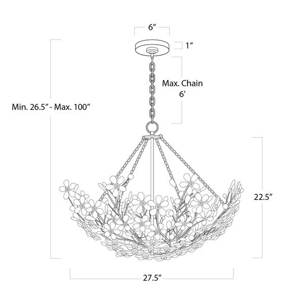 Cheshire Basin Chandelier